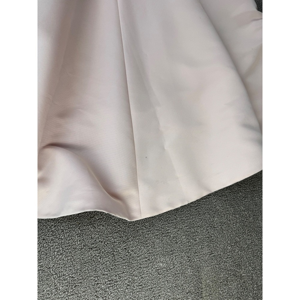 Amsale Dress Women 8 Pink Mermaid Gown Spaghetti Strap Formal Wedding Bridesmaid - Picture 9 of 11